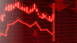 Stock market graph showing mid and small-cap stock performance in India